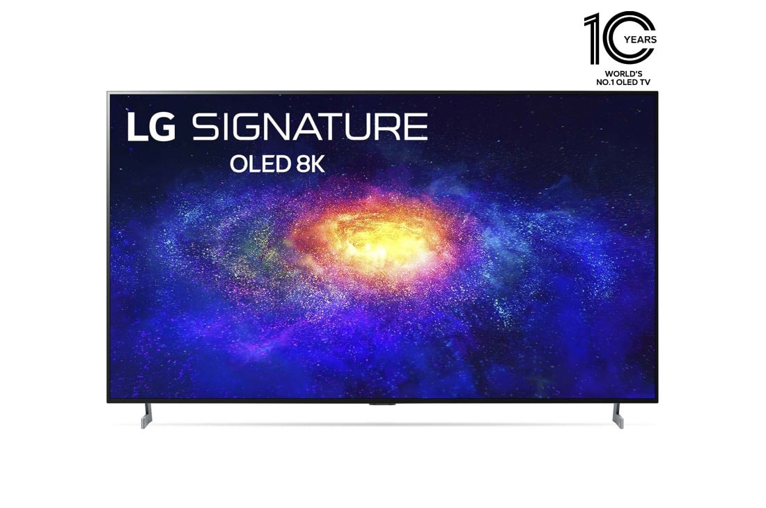 LG OLED TV 77 Inch ZX Series, Gallery Design 8K Cinema HDR WebOS Smart ThinQ AI Pixel Dimming, OLED77ZXPVA