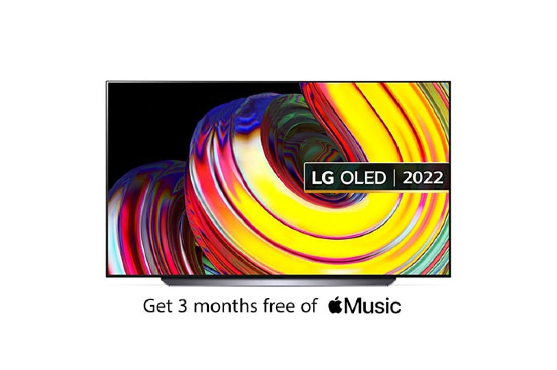 LG OLED TV 65 Inch CS Series, Cinema Screen, front view, OLED65CS6LA