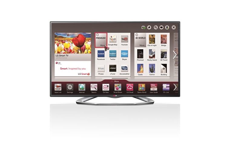 LG 60 inch CINEMA 3D Smart TV LA6200-TA | LG UAE