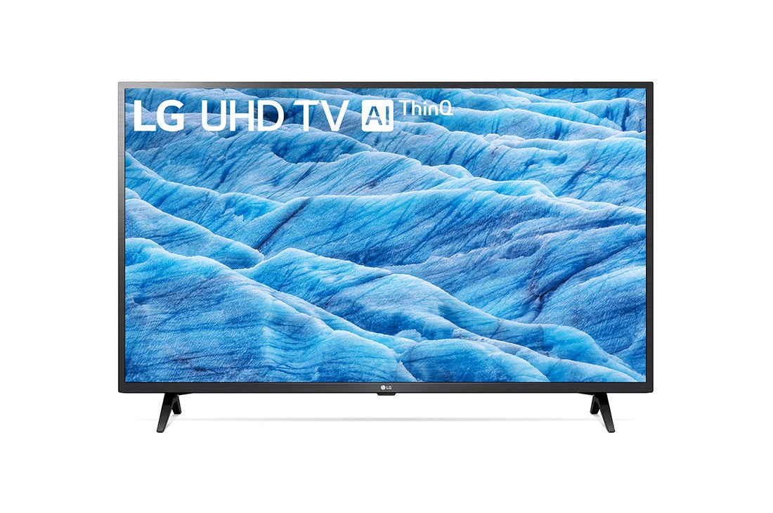 LG  LG UHD TV 43 inch UM7340 Series IPS 4K Display 4K HDR Smart LED TV w/ ThinQ AI, 43UM7340PVA