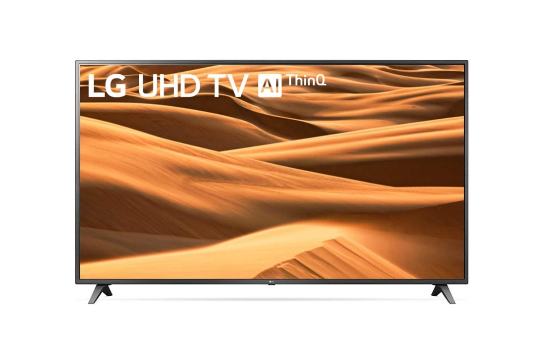 LG  LG UHD TV 75 inch UM7580 Series IPS 4K Display 4K HDR Smart LED TV w/ ThinQ AI, 75UM7580PVA