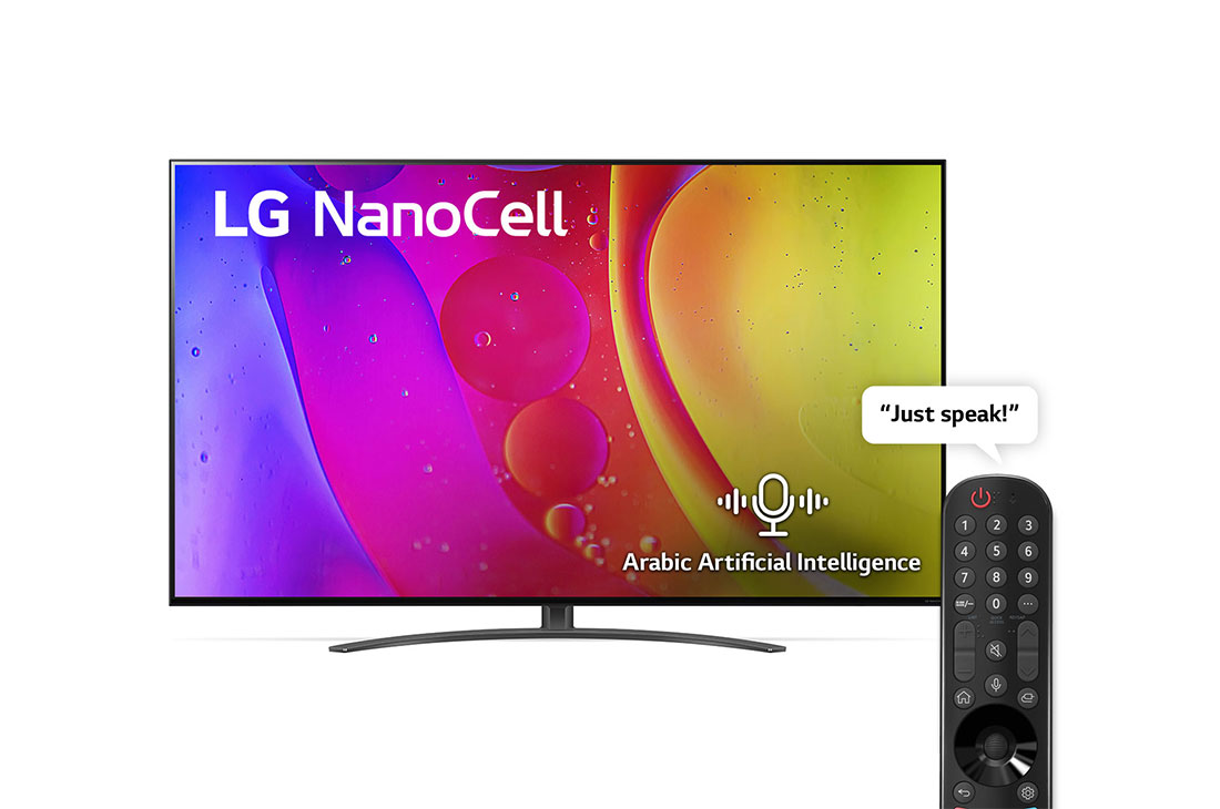 LG NanoCell TV 65 inch NANO84 Series 4K HDR Cinema Screen Design