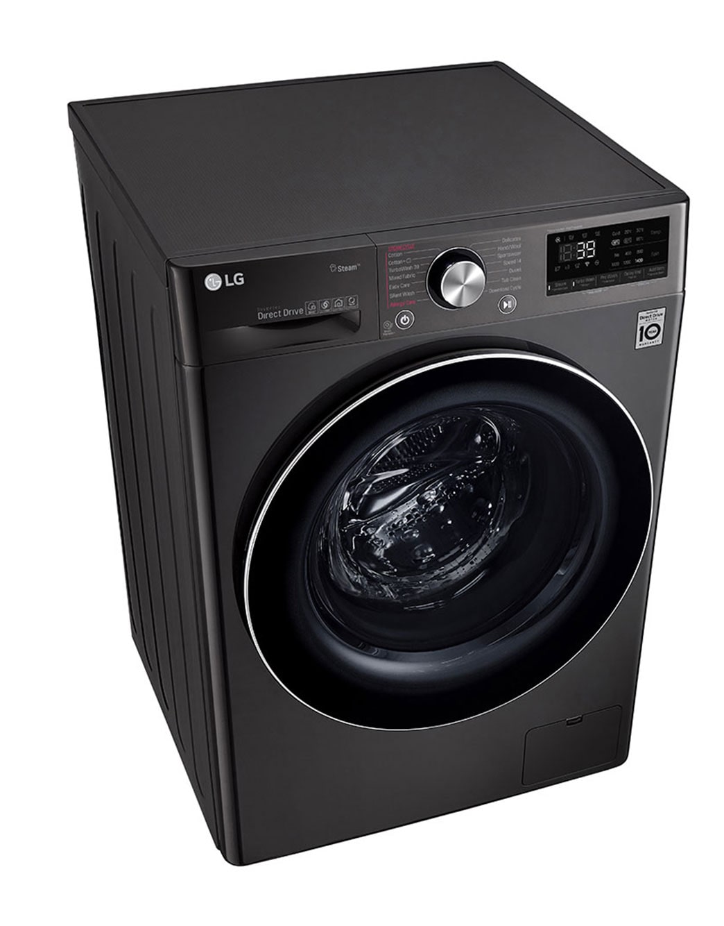 LG VIVACE 10kg Washing Machine, Black | LG UAE