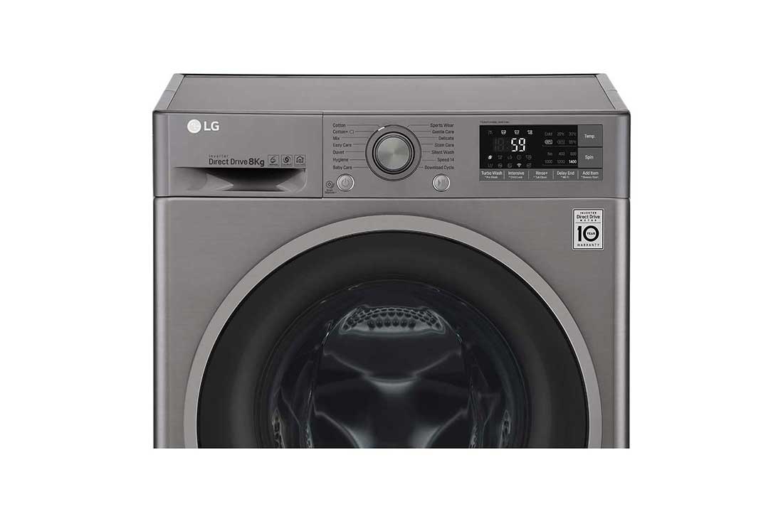 Lg Front Load Washer 9 Kg 6 Motion Direct Drive Add Item Smart Diagnosis Lg Uae