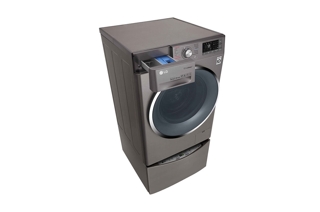 Lg Twinwash Washer Dryer 12 7 Kg 6 Motion Direct Drive Truesteam Thinq Lg Uae