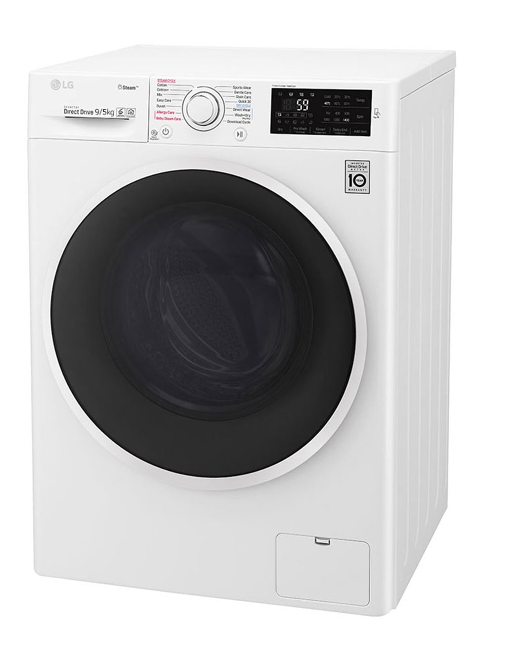 LG Washer &amp; Dryer, 9 / 5 Kg, 6 Motion Direct Drive, Steam Technology