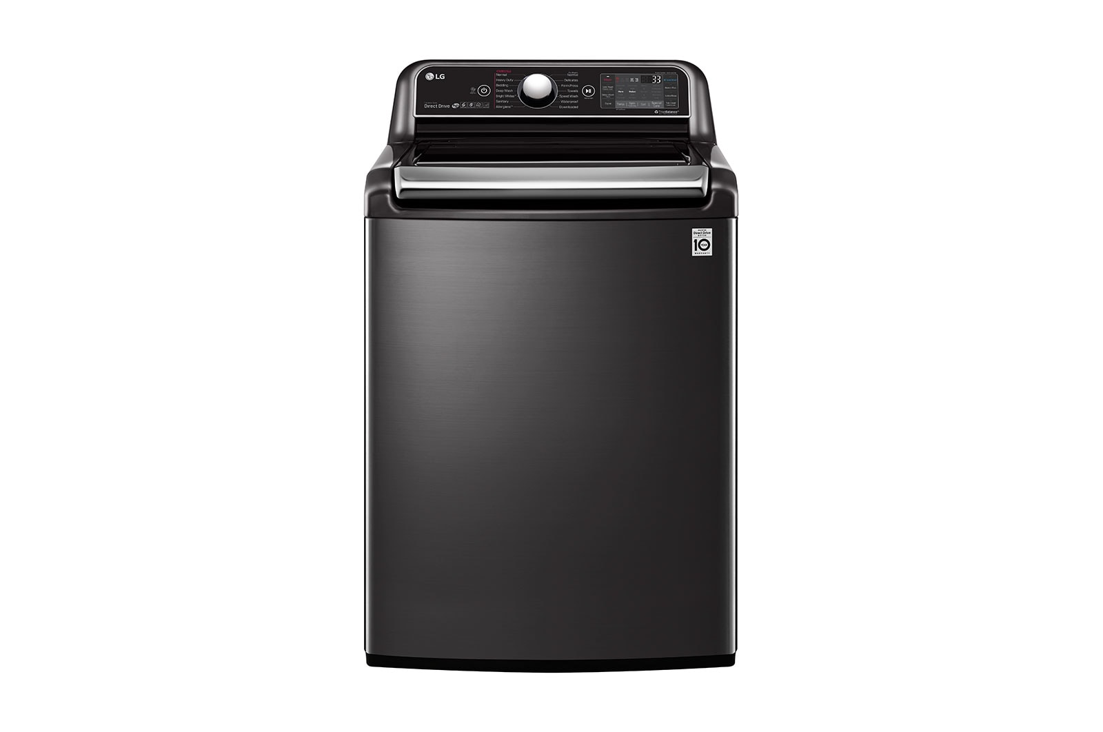LG 24kg Top Load Washing Machine, Black | LG UAE