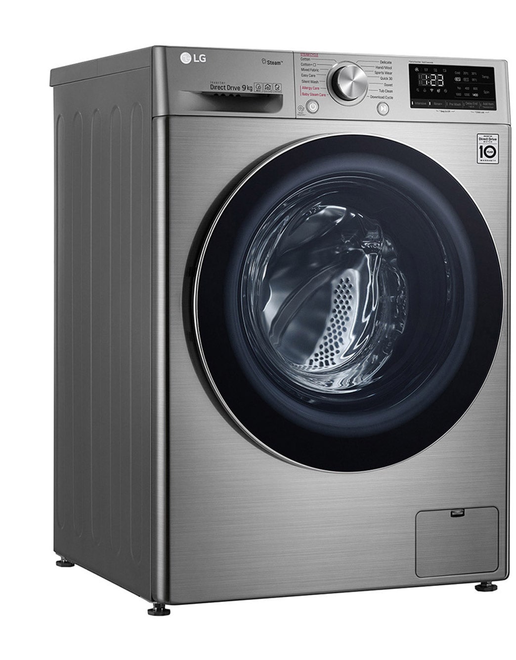 LG Vivace Washer, 9 Kg, Bigger Capacity, AI DD, Steam, ThinQ, F4V5VYP2T
