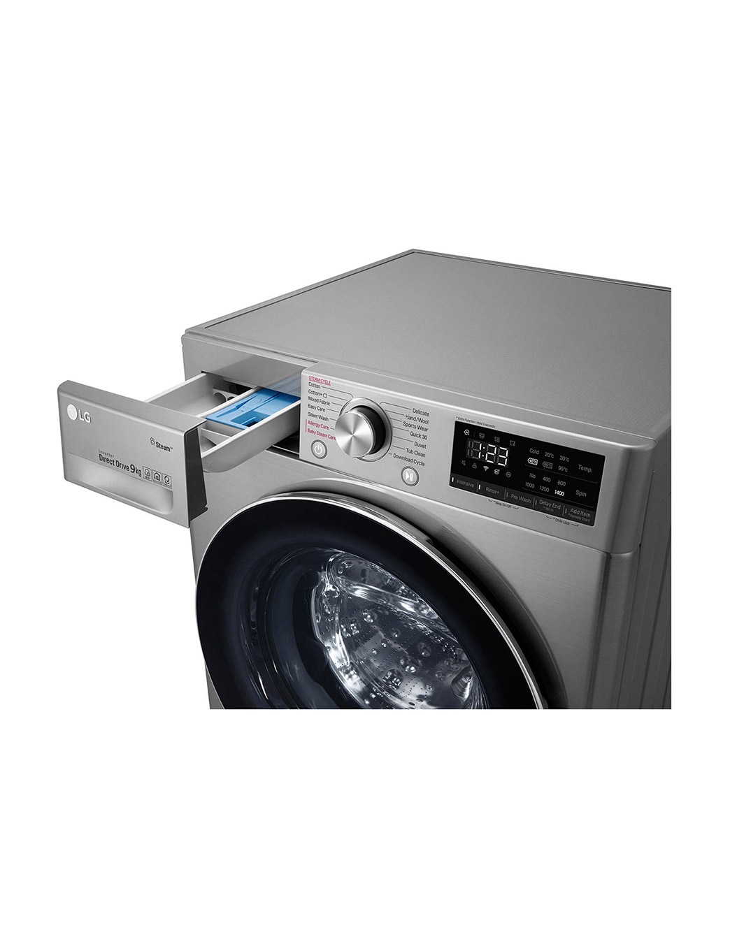 LG Vivace Washer, 9 Kg, Bigger Capacity, AI DD, Steam, ThinQ, F4V5VYP2T
