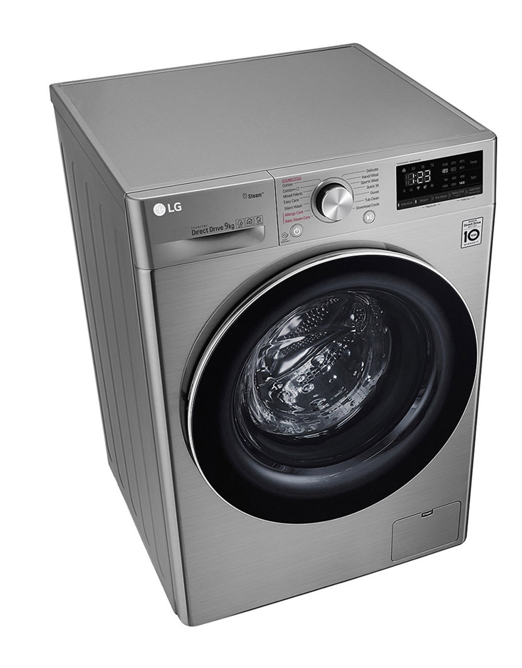 LG Vivace Washer, 9 Kg, Bigger Capacity, AI DD, Steam, ThinQ, F4V5VYP2T