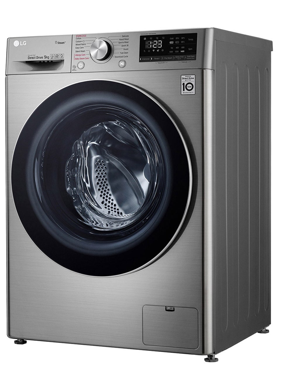 LG Vivace Washer, 9 Kg, Bigger Capacity, AI DD, Steam, ThinQ, F4V5VYP2T