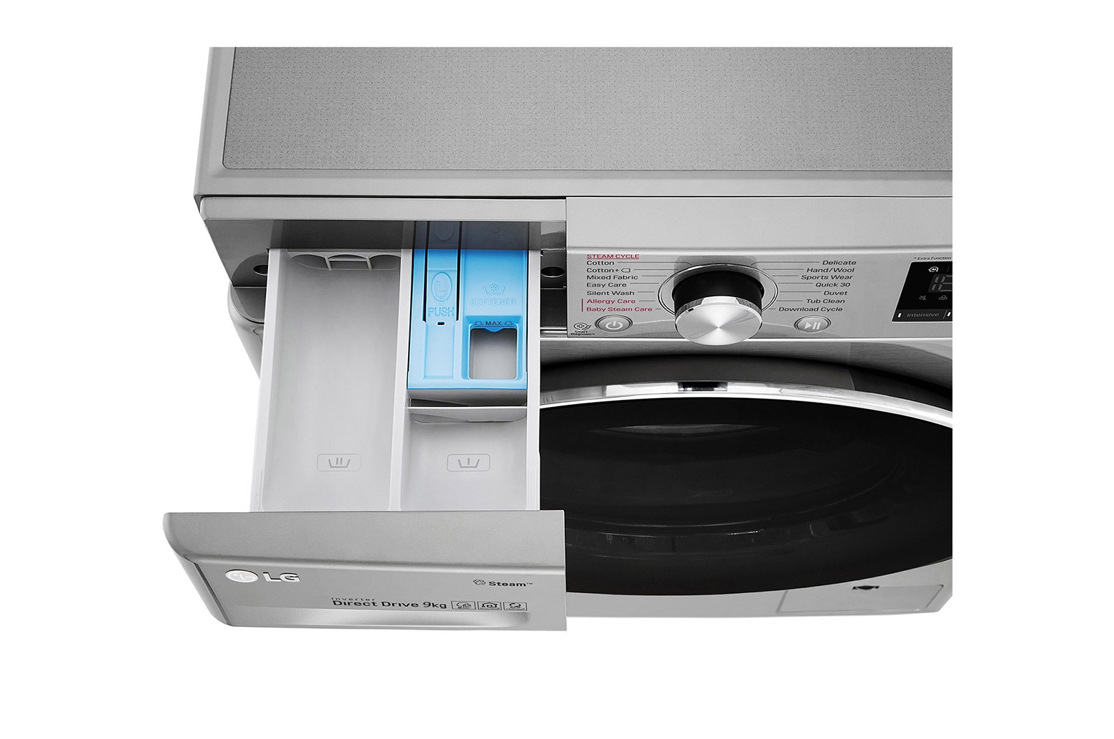 LG Vivace Washer, 9 Kg, Bigger Capacity, AI DD, Steam, ThinQ, F4V5VYP2T
