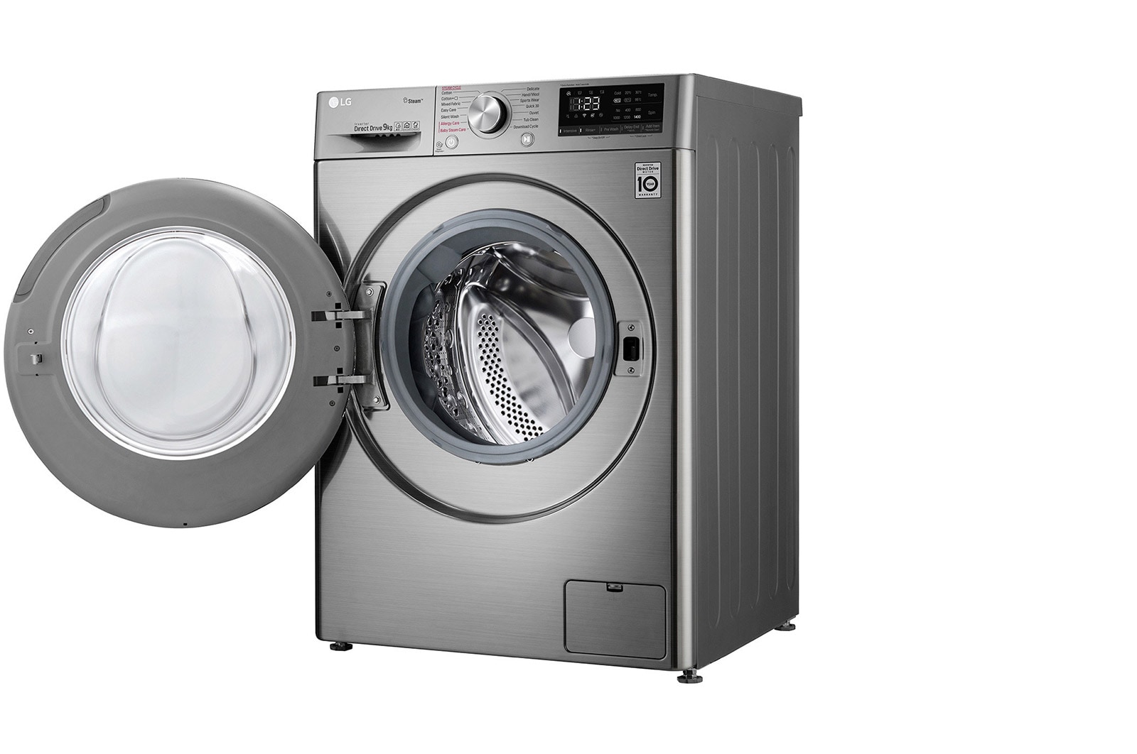 LG Vivace Washer, 9 Kg, Bigger Capacity, AI DD, Steam, ThinQ, F4V5VYP2T