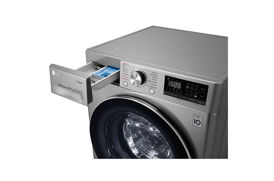 LG VIVACE Washer UAE kg, | Combo, AI LG DD™ 10/7 Dryer
