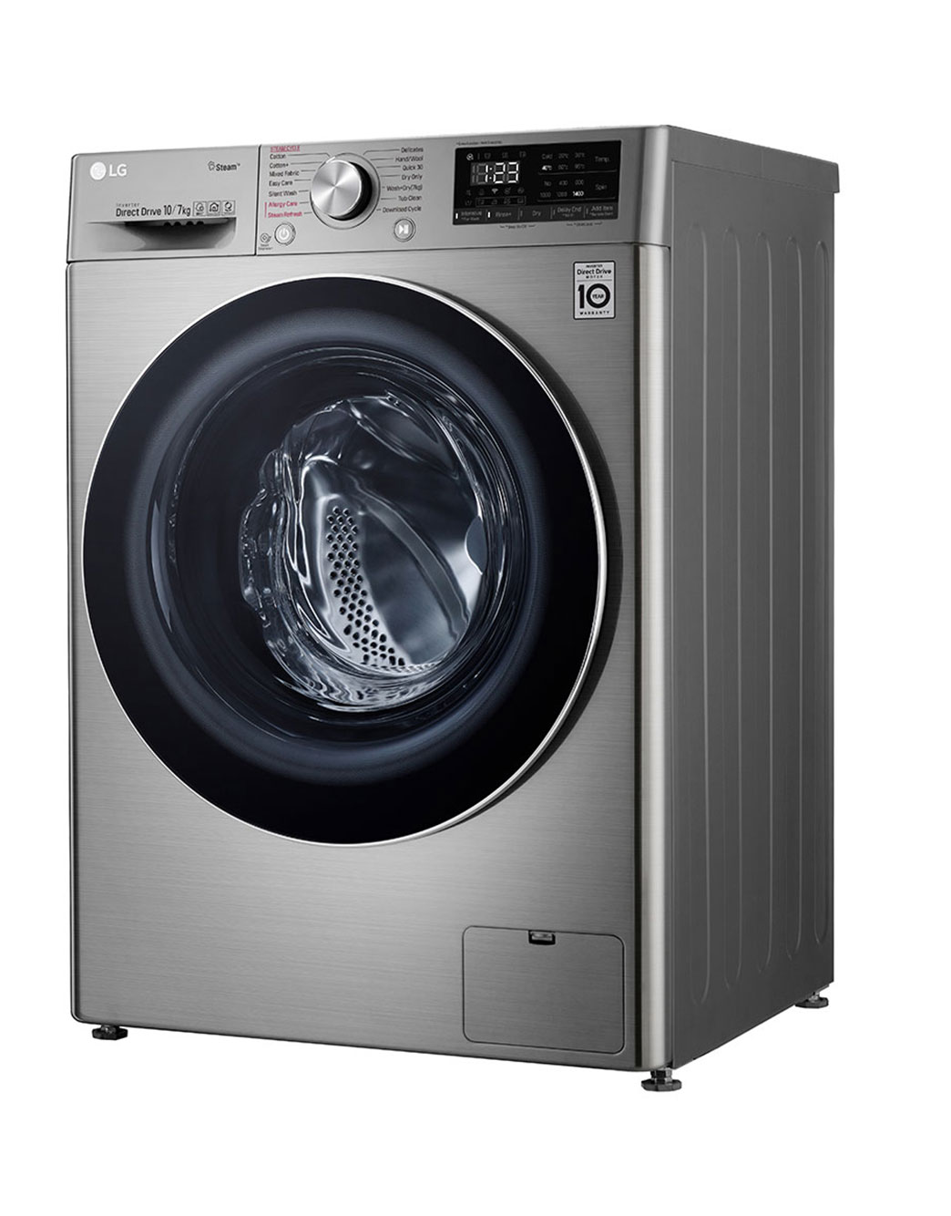 LG Vivace Washer &amp; Dryer, 10/7 Kg, Bigger Capacity, AI DD, Steam, ThinQ