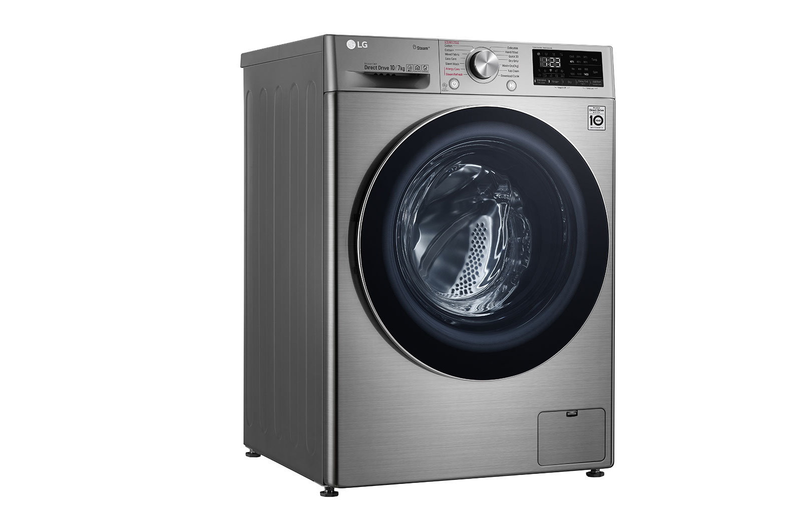 LG Vivace Washer &amp; Dryer, 10/7 Kg, Bigger Capacity, AI DD, Steam, ThinQ