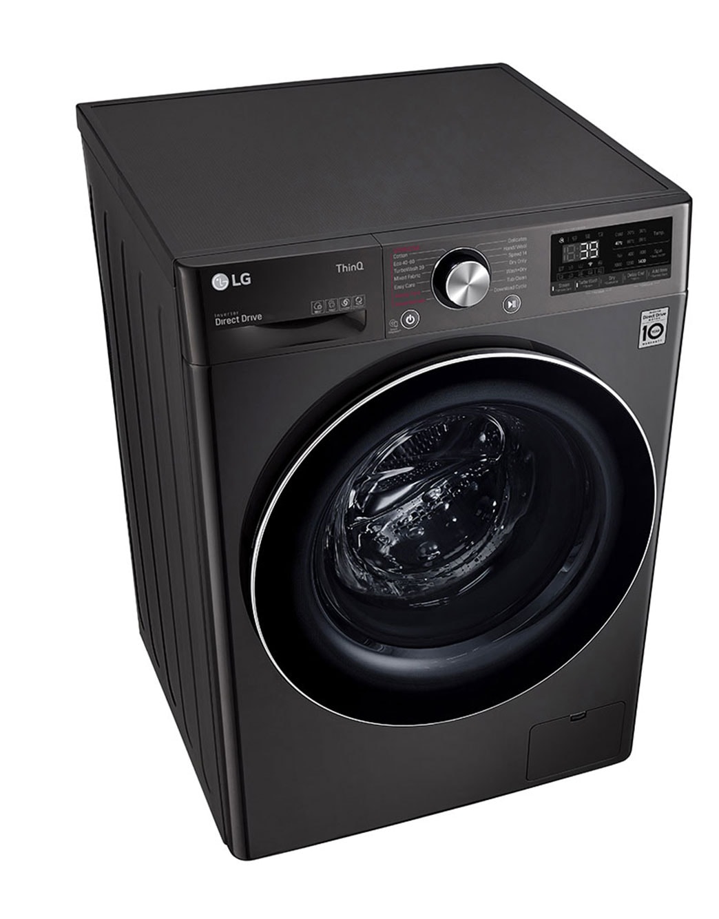 LG Washing Machine with Dryer, 10.5/7kg, Black | LG UAE