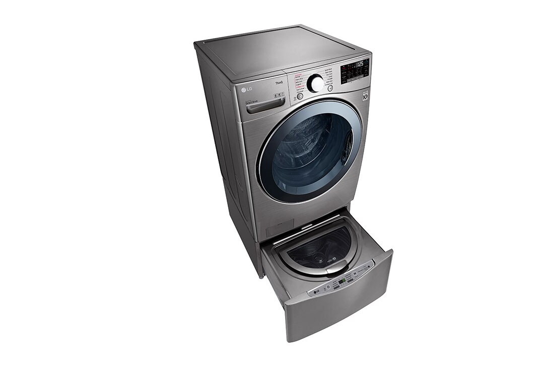 Lg Twinwash Washer Dryer 21 5 10 Kg 6 Motion Direct Drive Turbowash360 Steam Thinq Buy Online Lg Lg Uae