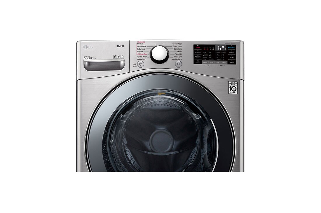 Lg Twinwash Washer Dryer 21 5 10 Kg 6 Motion Direct Drive Turbowash360 Steam Thinq Buy Online Lg Lg Uae