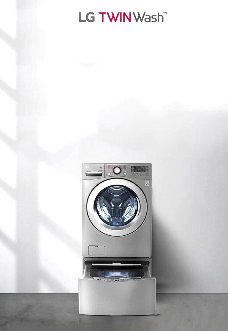 Lg Twinwash Washer 12 Kg Ai Dd 6 Motion Direct Drive Steam Thinq Lg Uae