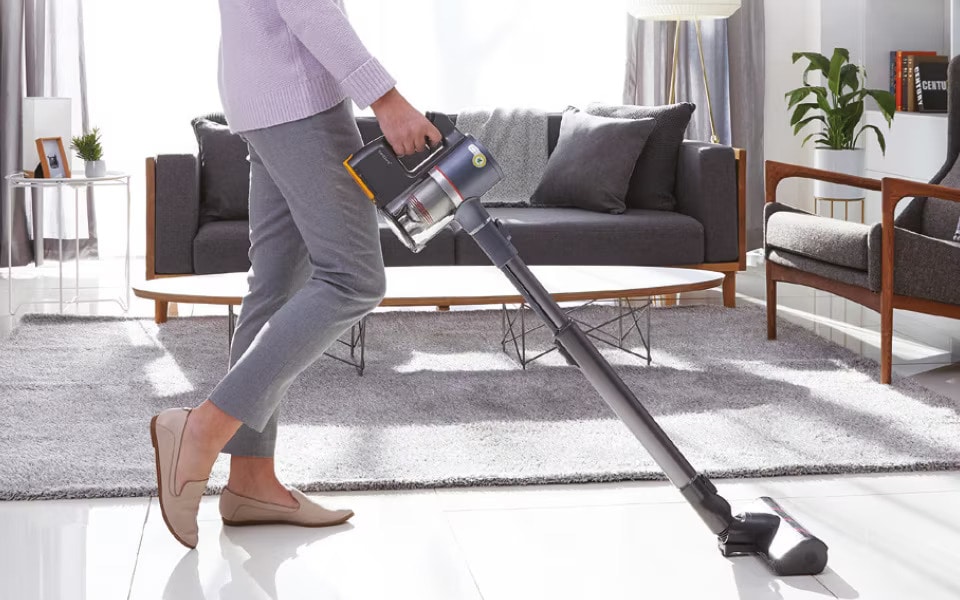 LG vacuum cleaner  How to use Drive Mop floor cleaning brush for