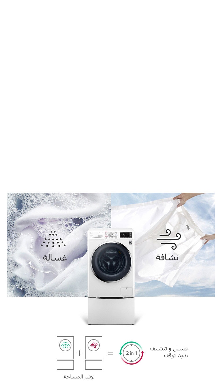 Lg Twinwash تمتع بغسل اثنين من الأحمال في نفس الوقت مع حمولة تصل إلى 24 5كغم