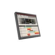 LG شاشة SXGA التي تعمل باللمس مقاس 17 بوصة، 2024, صورة جانبية + 30 درجة, 17BR30T-B, thumbnail 10