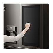 LG ثلاجة سمارت للبيع، ثلاجة إل جي إنستافيو، ثلاجة باب زجاج، ثلاجة بأربعة أبواب، فولاذ مقاوم للصدأ باللون الأسود، ™+Hygiene FRESH، تقنية GR-X39FMKHL، ™ThinQ, GR-X39FMKHL, GR-X39FMKHL, thumbnail 15
