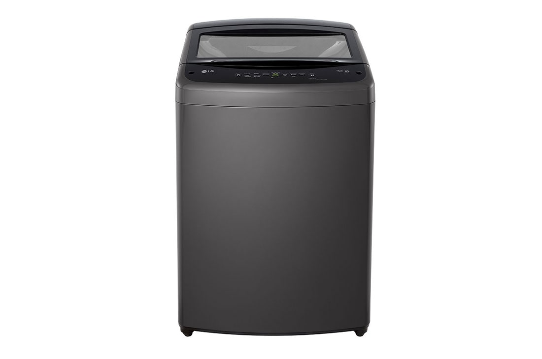 LG غسالة فتحة علوية حجم 15 كجم مع Smart Inverter وحوض Turbo Drum, Front view, T18V1NDHT2C