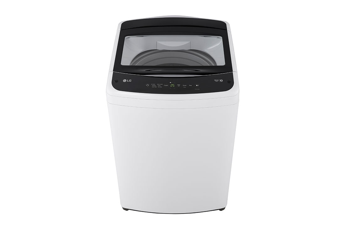 LG غسالة فتحة علوية حجم 15 كجم مع Smart Inverter وحوض Turbo Drum, Front view, T18V1NDHTCC