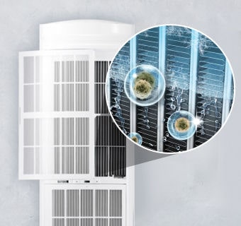 The magnifying state of filters related to the function of Automatic Cleaning Management