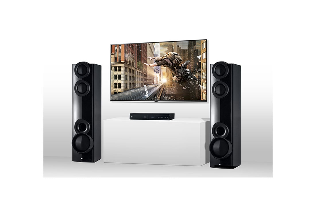 LG 1000W4.2CH HOME THEATRE SYSTEM, DUAL SUBWOOFER, AUX IN, USB DIRECT RECORDING, LHD675BG