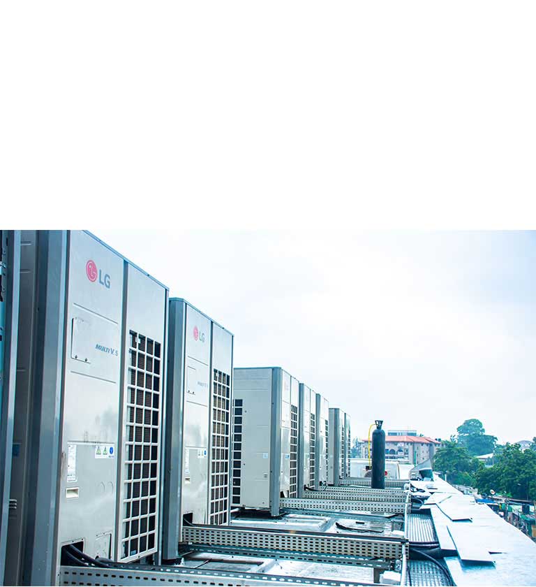 Elevating Comfort and Efficiency at JOF Building, Oregun with LG Air Conditioning Solutions