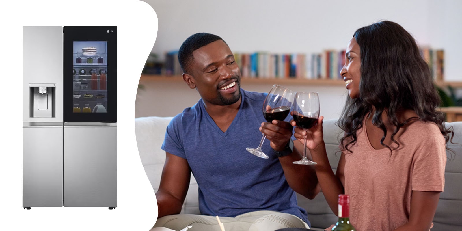 2a. Physical Taste: Pour Love into Every Sip with an LG InstaView Refrigerator