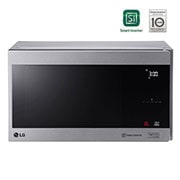 LG Microwave Oven, 25litres, Silver, Smart Inverter with 10year warranty, Smart Auto Cook, Full Glass Touch/Dual Control, LED Lighting, Front-view, MS2595CIS, thumbnail 8