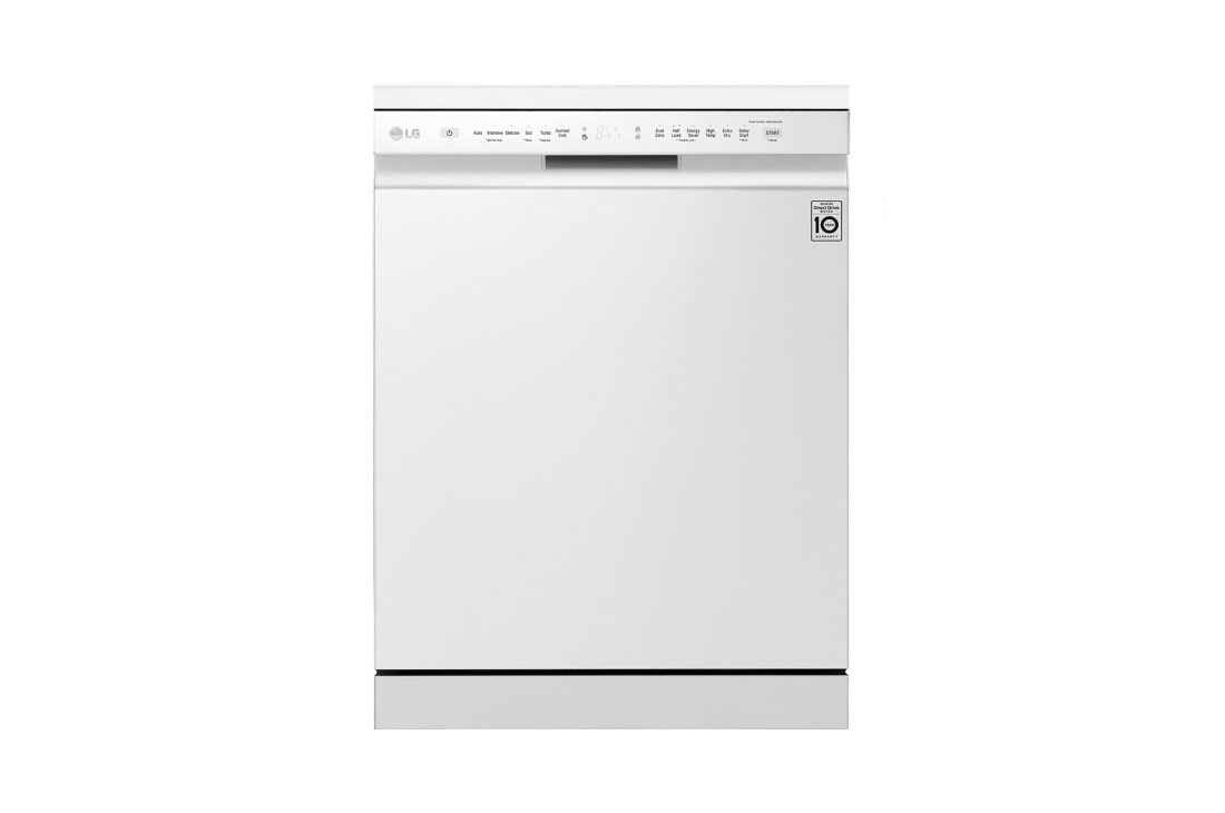 LG QuadWash™ Dishwasher, 14 Place Setting, EasyRack™ Plus, Inverter Direct Drive , A++ Energy Efficiency, SmartThinQ