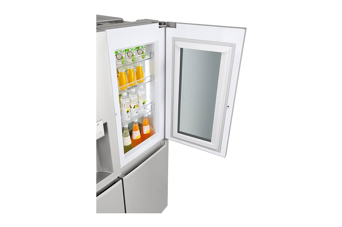 Refrigerateur side by side LG 668litres GC-X247CSAV Knock Knock insta view