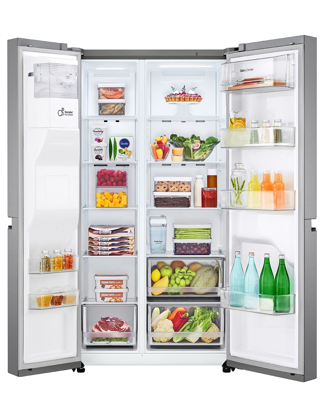 Shop LG 674L Side by Side Refrigerator LG GCL257SLRL Specs