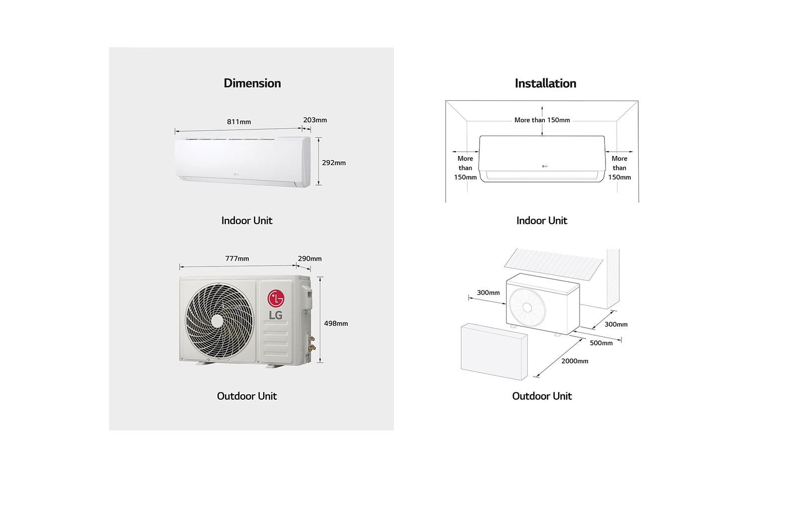 LG JETCOOL 1HP Split AC - S4-C09TZCAA | Eco-friendly | LG Africa