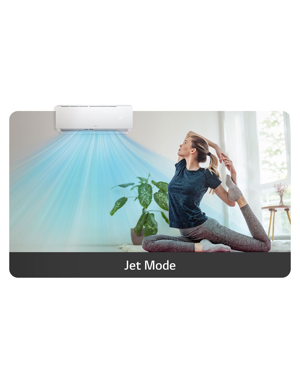 Lg ac hot sale jet mode