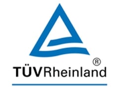 Le logo du TUV Rheinland.