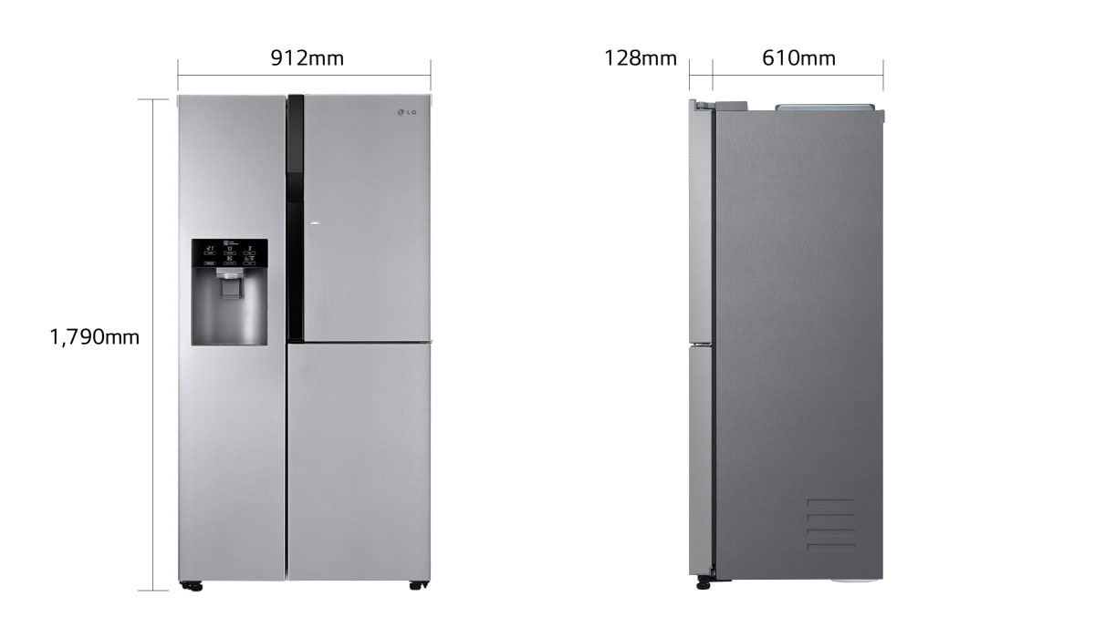 Refrigerators Side By Side French Door Fridges Lg Africa