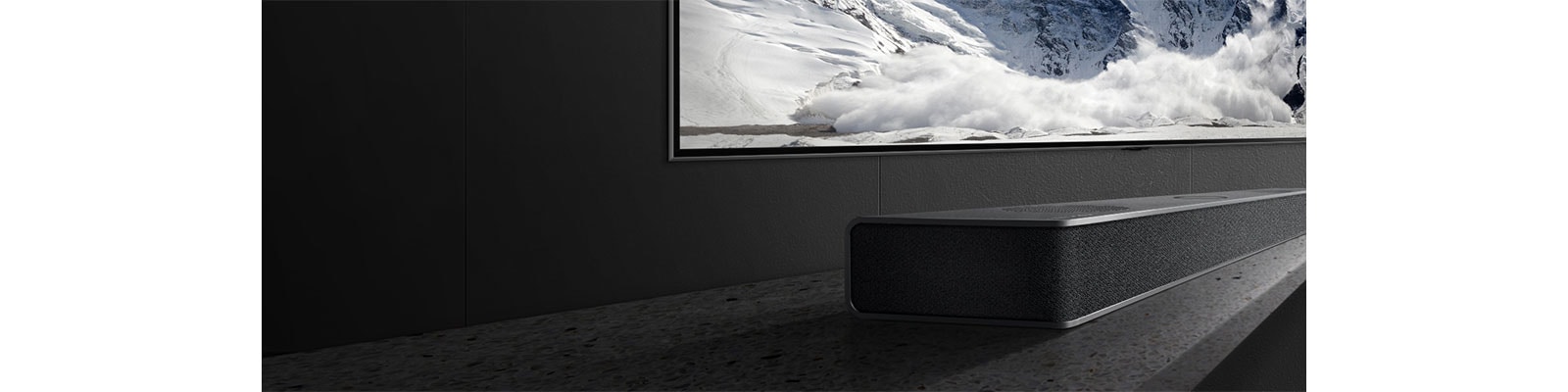 Sound and light from LG speaker