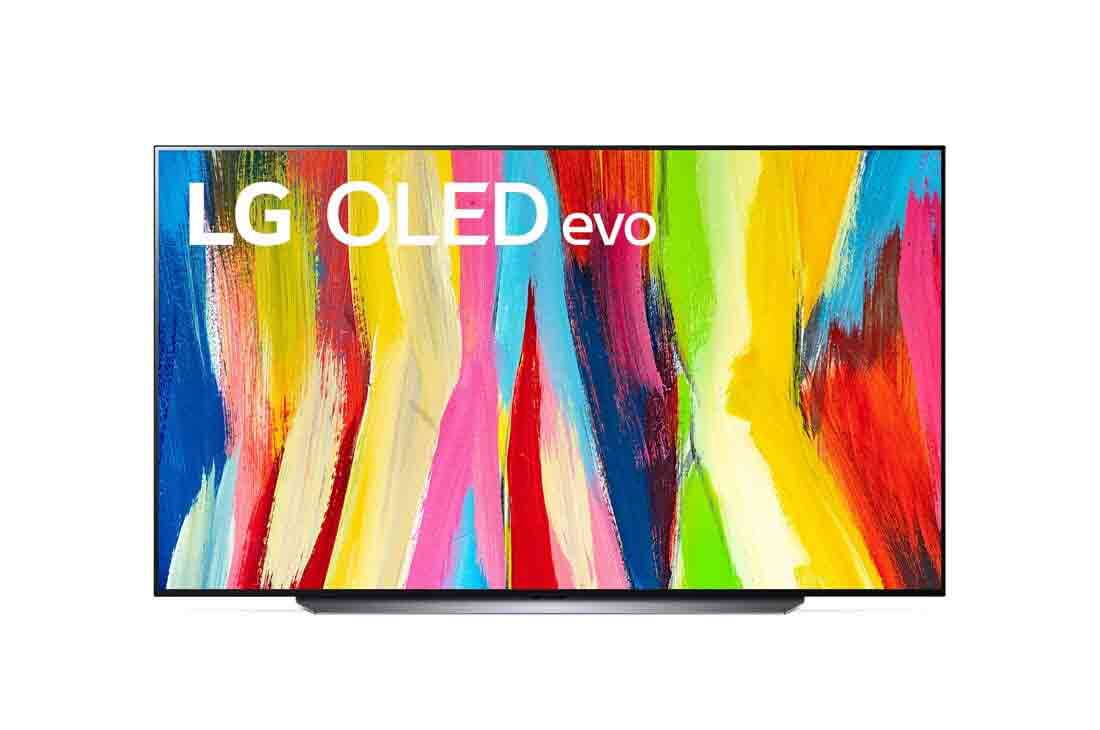 LG OLED C2 83 inch evo, Front view , OLED83C26LA