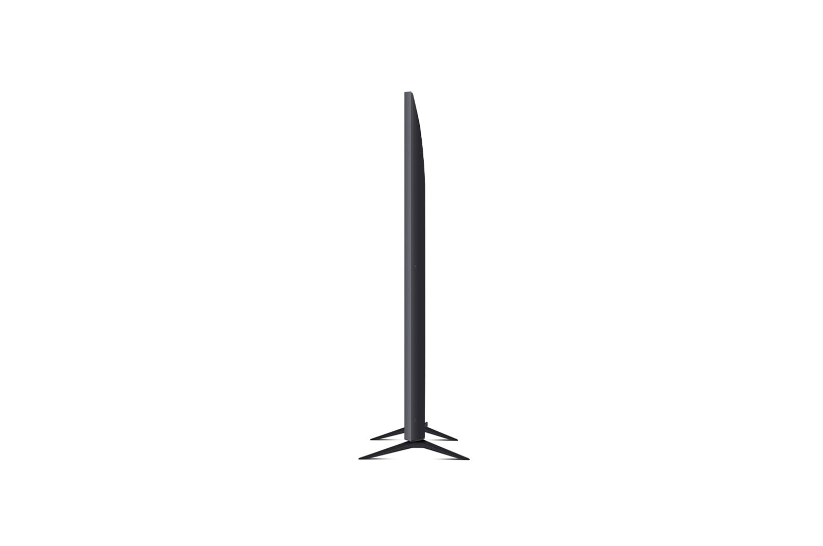 LG UHD UR78 75 inch 4K Smart TV, 2023, 90 degree side view, 75UR78006LL