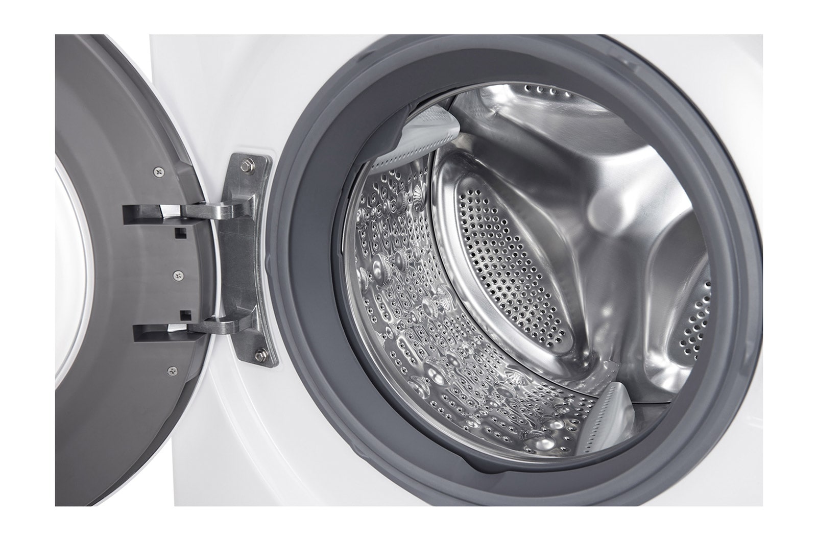 LG Front Load (Wash & Dry) Washine Machine 8/5kg, White, Inverter Direct Drive Motor, TurboWash, TrueSteam, Smart Diagnosis, F4J6TMP0W