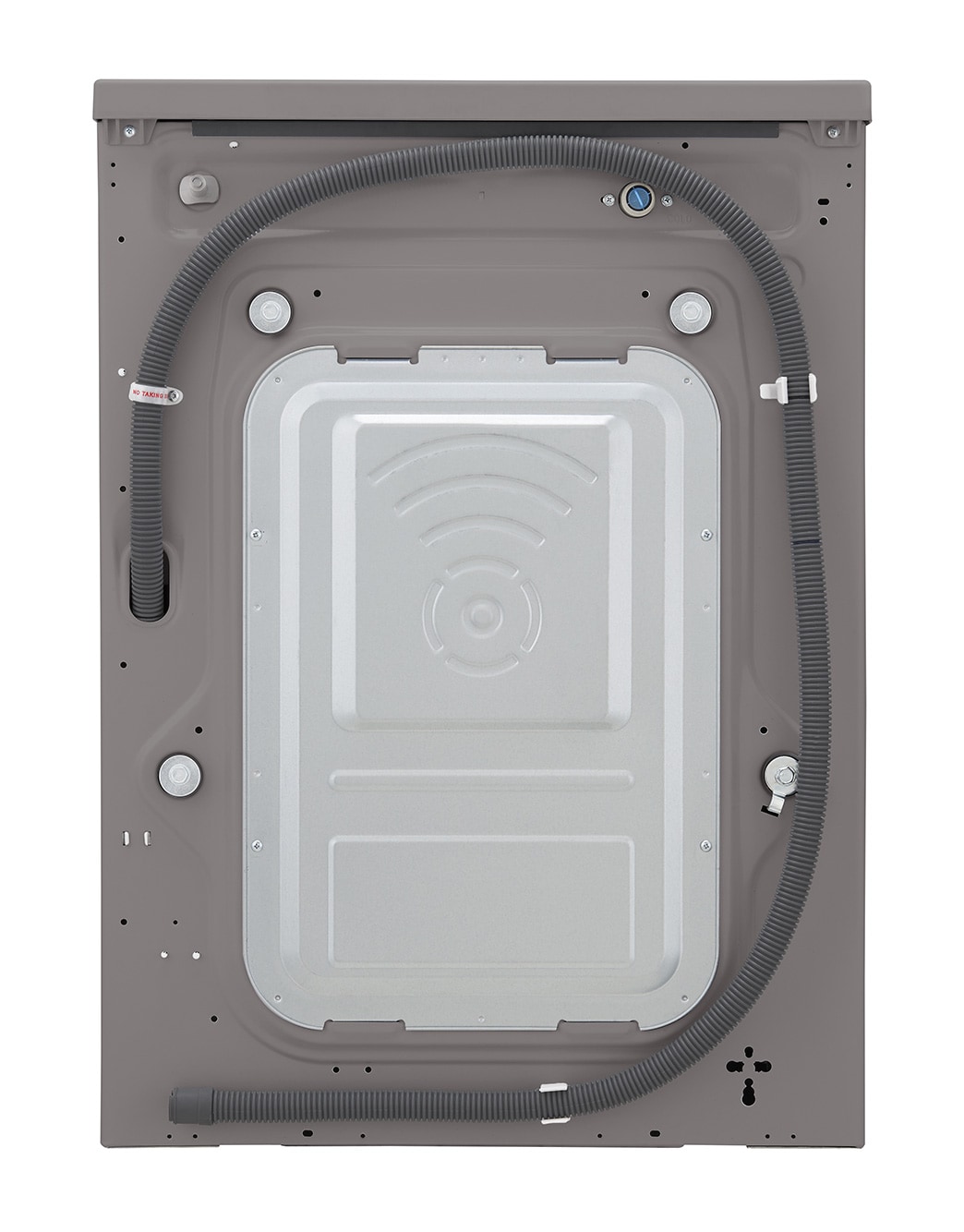 LG Front Load (Wash Only) Washine Machine 6kg, Silver, Inverter Direct Drive Motor, 6 Motion DD, Smart Diagnosis, F2J5NNP7S