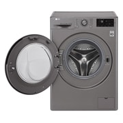 LG Front Load (Wash Only) Washine Machine 6kg, Silver, Inverter Direct Drive Motor, 6 Motion DD, Smart Diagnosis, F2J5NNP7S, thumbnail 12