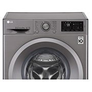 LG Front Load (Wash Only) Washine Machine 6kg, Silver, Inverter Direct Drive Motor, 6 Motion DD, Smart Diagnosis, F2J5NNP7S, thumbnail 12