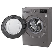 LG Front Load (Wash Only) Washine Machine 6kg, Silver, Inverter Direct Drive Motor, 6 Motion DD, Smart Diagnosis, F2J5NNP7S, thumbnail 12